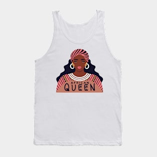 African Queen Fabric Tank Top